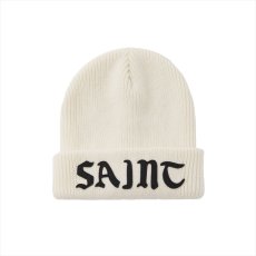 画像1: ©SAINT Mxxxxxx Knit Cap Saint White (ニットキャップ) (1)