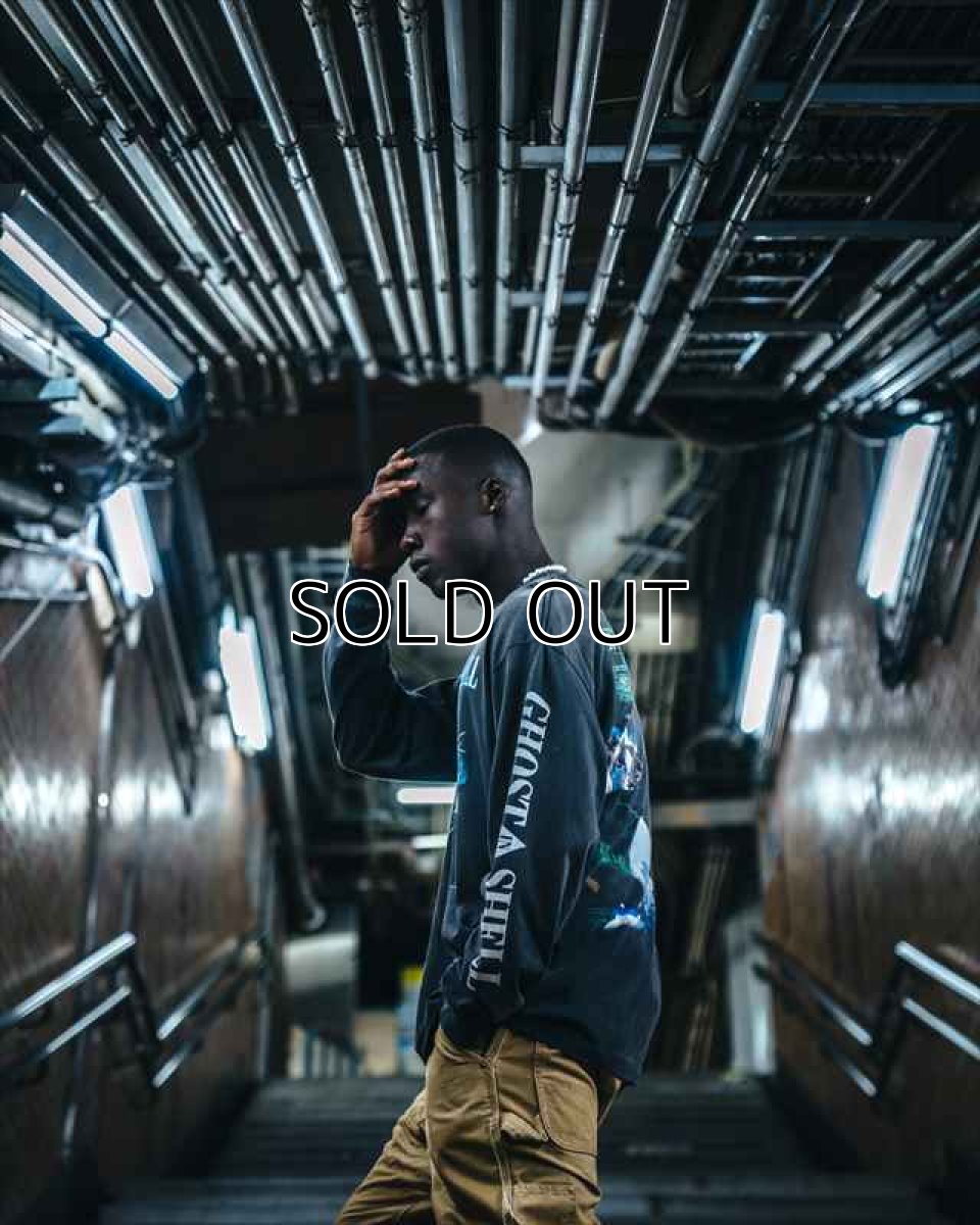 画像4: ©SAINT Mxxxxxx 攻殻機動隊(GHOST IN THE SHELL) GS_LS TEE ILYA GITS Black (ロングスリーブTシャツ) (4)