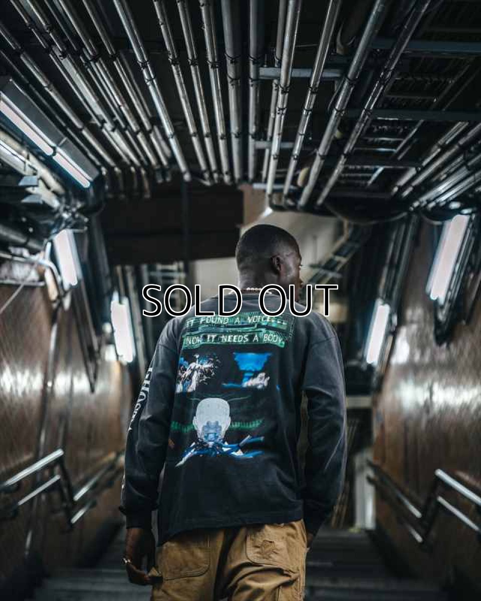 画像5: ©SAINT Mxxxxxx 攻殻機動隊(GHOST IN THE SHELL) GS_LS TEE ILYA GITS Black (ロングスリーブTシャツ) (5)