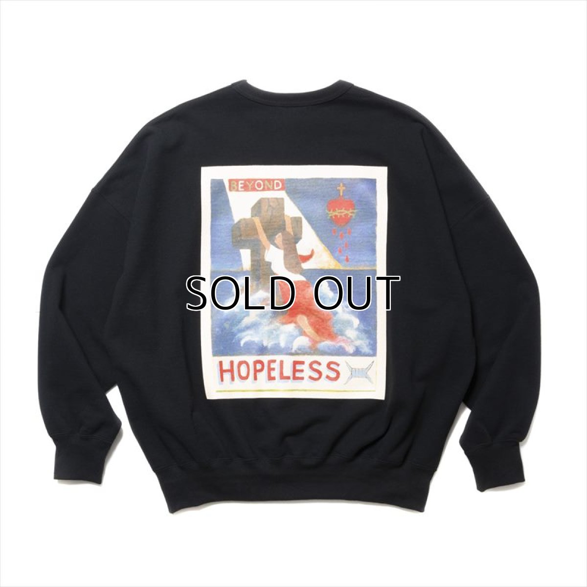 画像1: COOTIE PRODUCTIONS Print Sweat Crew (BEYOND HOPELESS) スウェット (1)