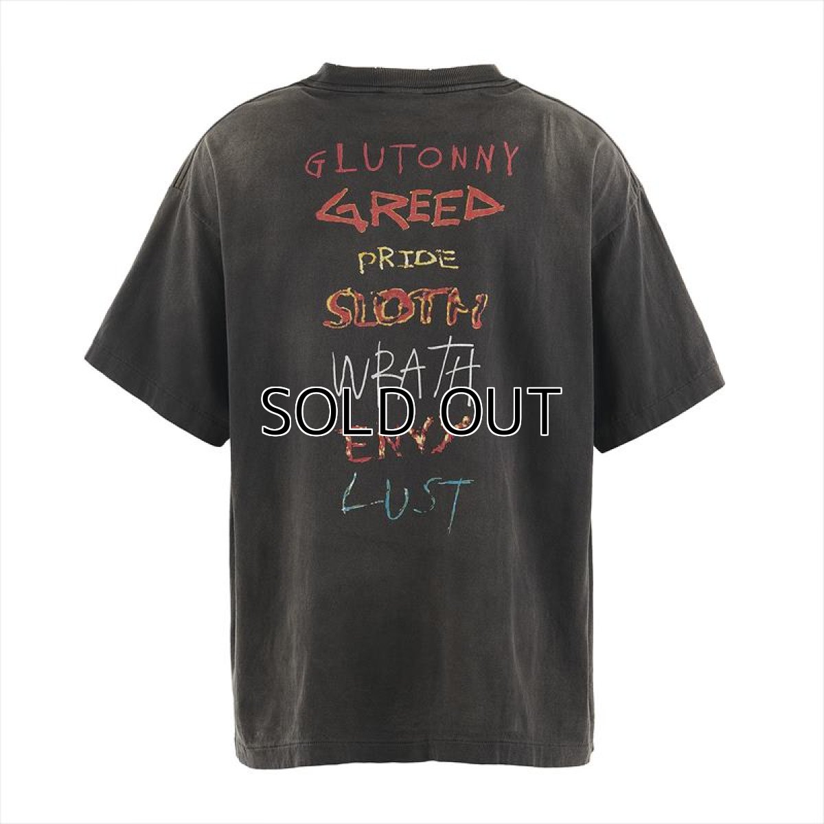 画像2: ©SAINT Mxxxxxx SS TEE SEVEN DEADLY Black (Tシャツ) (2)