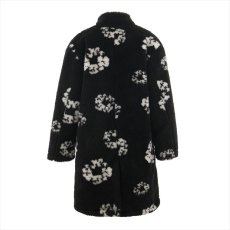 画像2: ©SAINT Mxxxxxx DENIM TEARS DT_FUR COAT CT WREATH Black (ファーコート) (2)