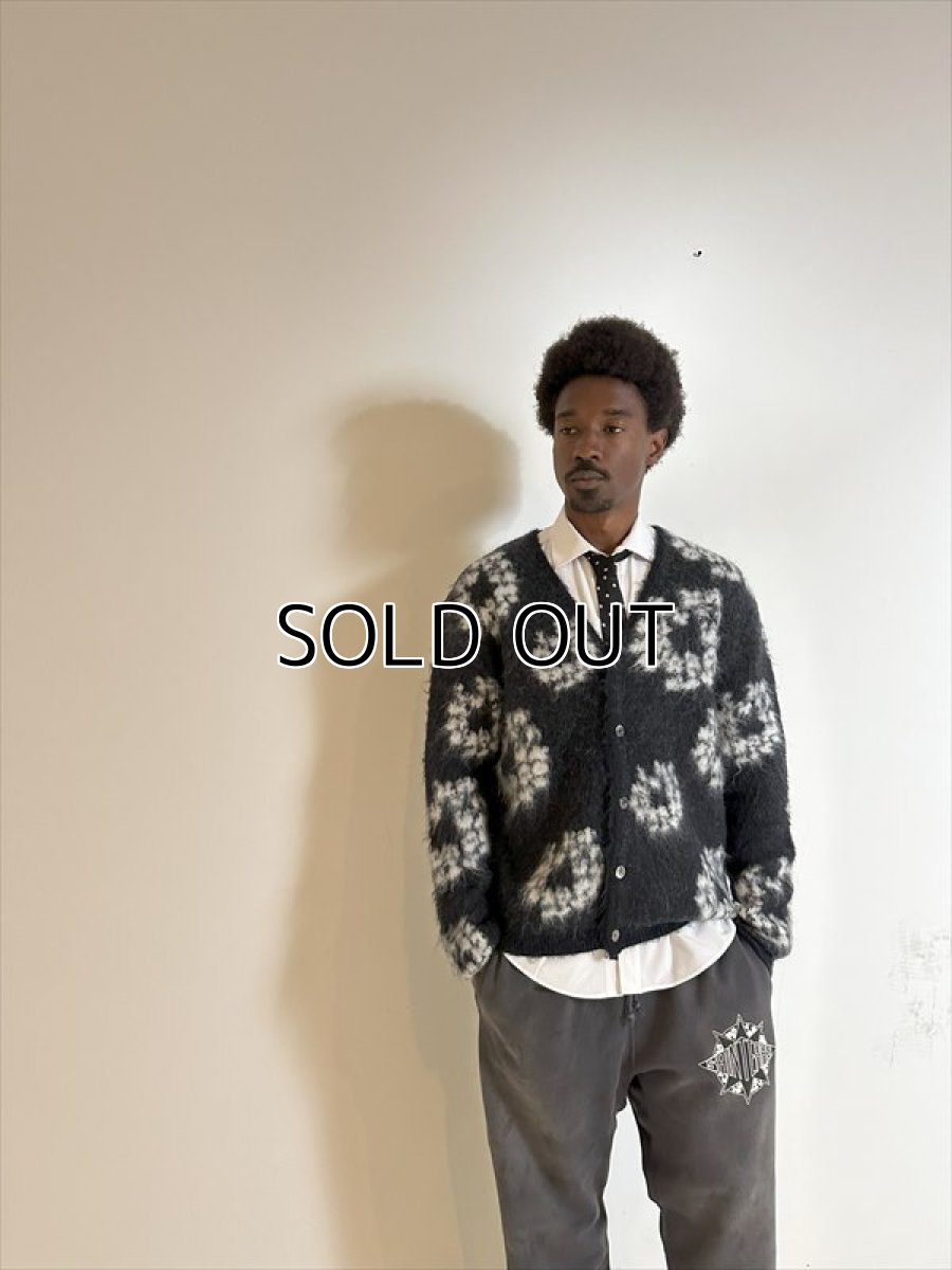 画像2: ©SAINT Mxxxxxx DENIM TEARS DT_MH CARDIGAN CT WREATH Black (カーディガン) (2)