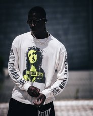 画像4: ©SAINT Mxxxxxx LS TEE LOVE UR SAINT White (ロングスリーブTシャツ) (4)