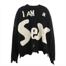 画像1: ©SAINT Mxxxxxx SEX PISTOLS SP_CRW KNT I AM A Black (ニットセーター) (1)