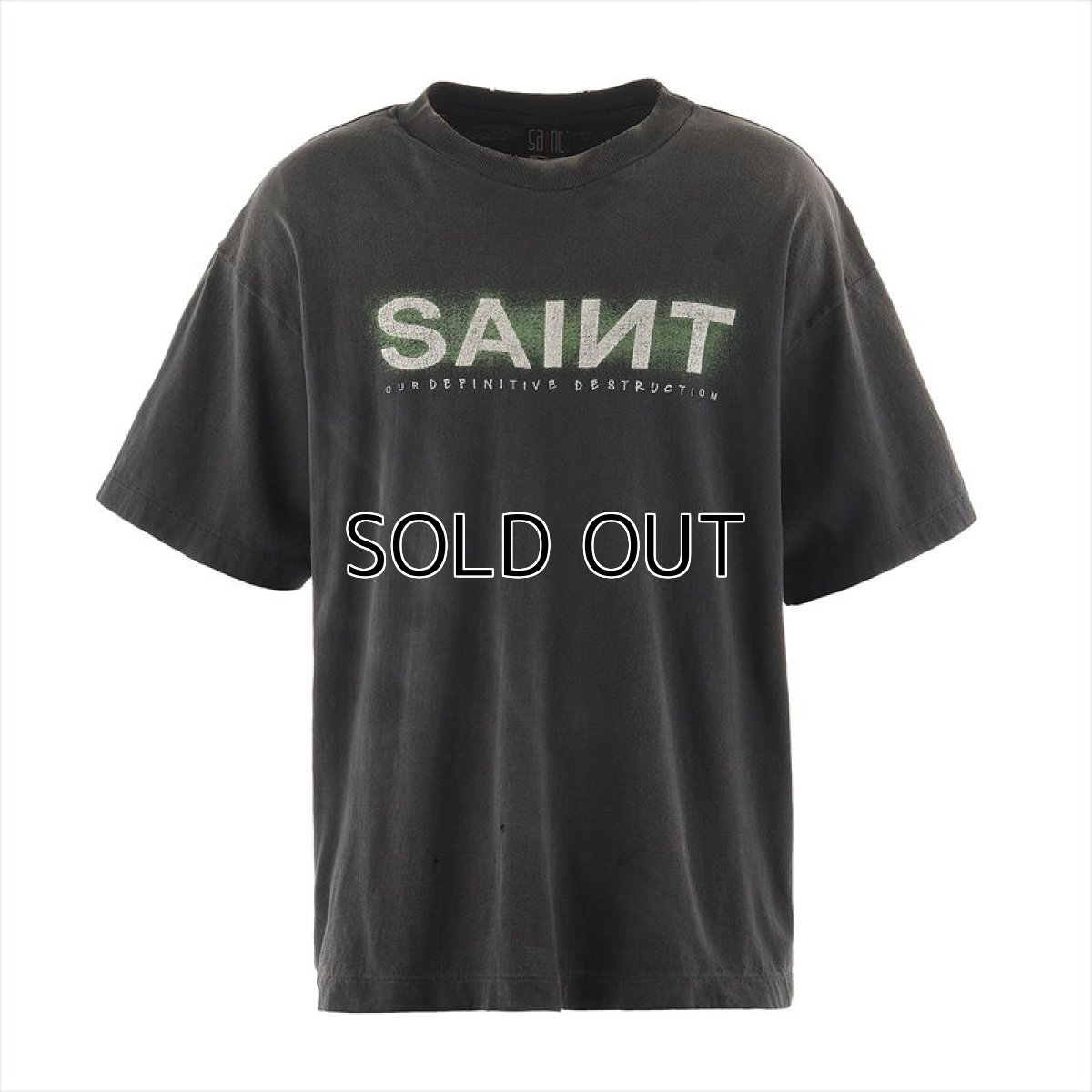 画像1: ©SAINT Mxxxxxx SS TEE SAINT Black (Tシャツ) (1)