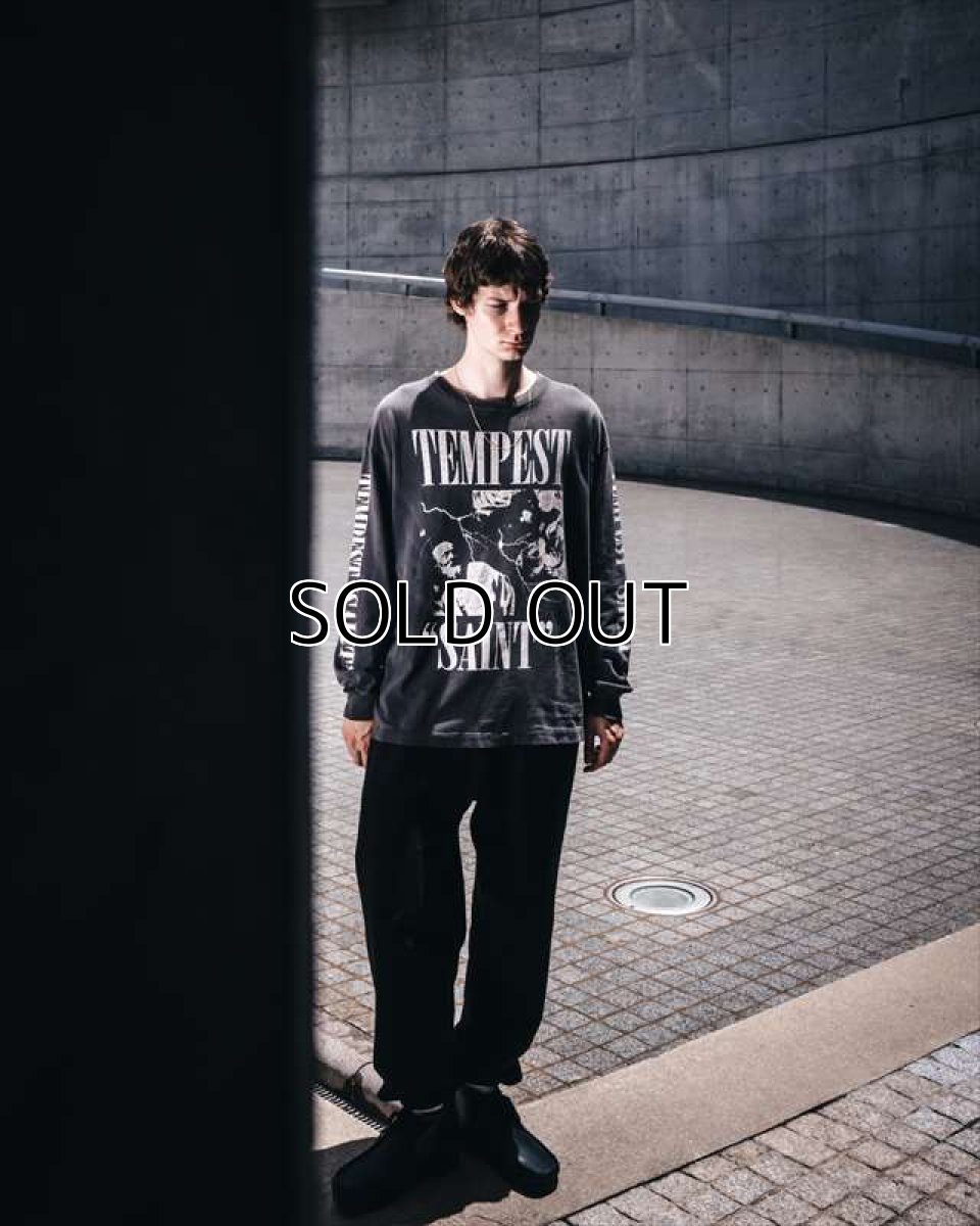 画像3: ©SAINT Mxxxxxx LS TEE TEMPEST Black (ロングスリーブTシャツ) (3)