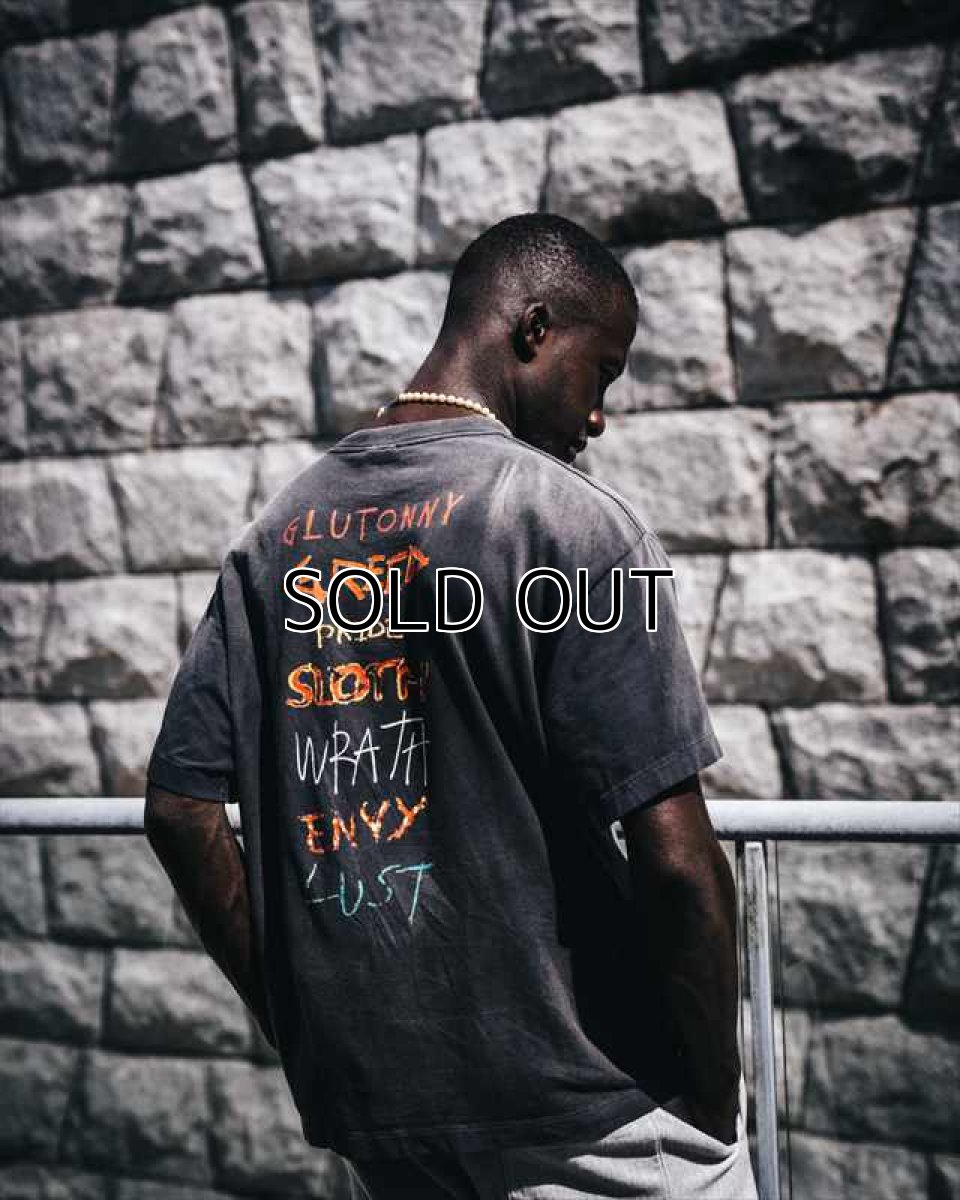 画像4: ©SAINT Mxxxxxx SS TEE SEVEN DEADLY Black (Tシャツ) (4)