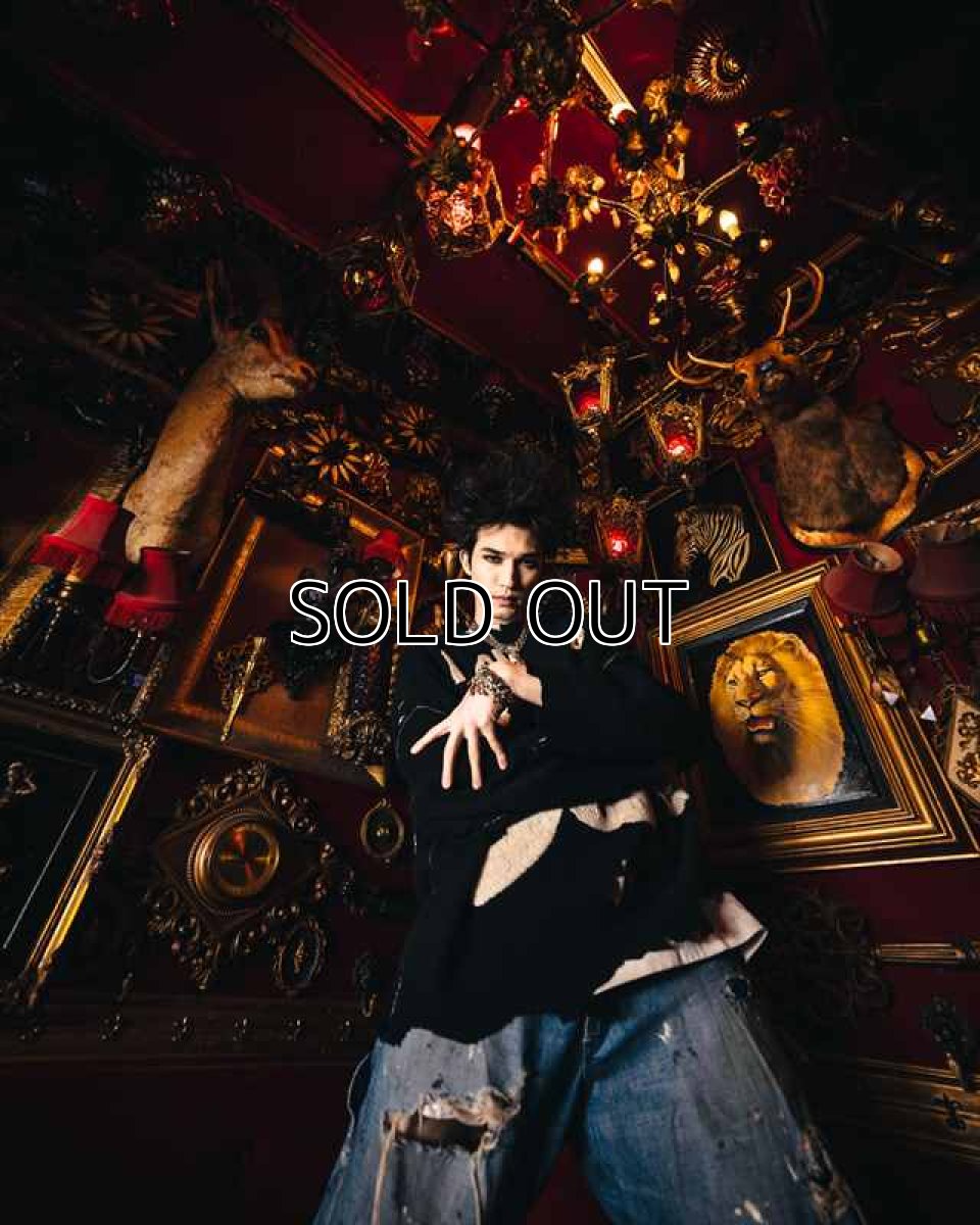 画像4: ©SAINT Mxxxxxx SEX PISTOLS SP_CRW KNT I AM A Black (ニットセーター) (4)