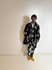 画像4: ©SAINT Mxxxxxx DENIM TEARS DT_FUR COAT CT WREATH Black (ファーコート) (4)