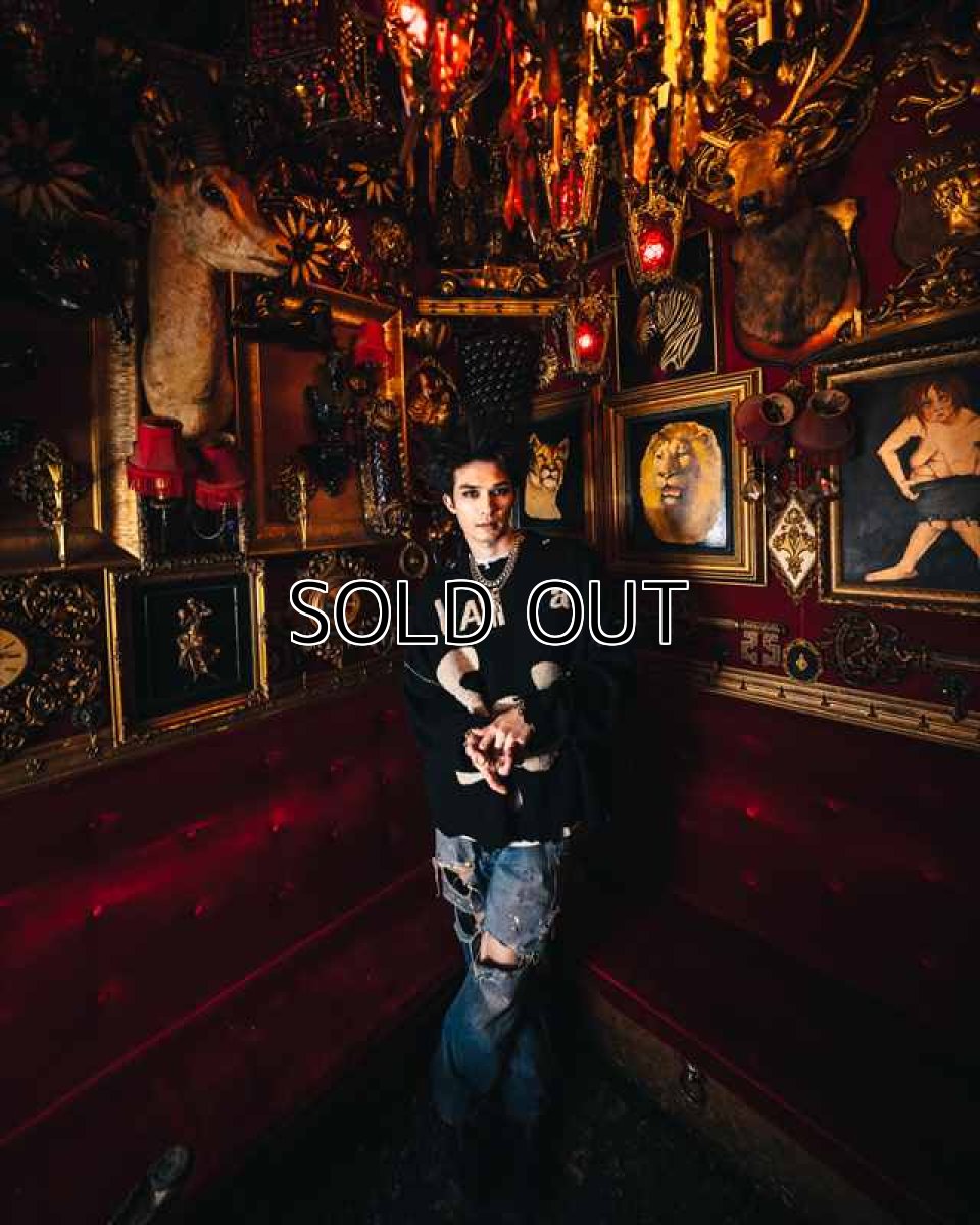 画像3: ©SAINT Mxxxxxx SEX PISTOLS SP_CRW KNT I AM A Black (ニットセーター) (3)