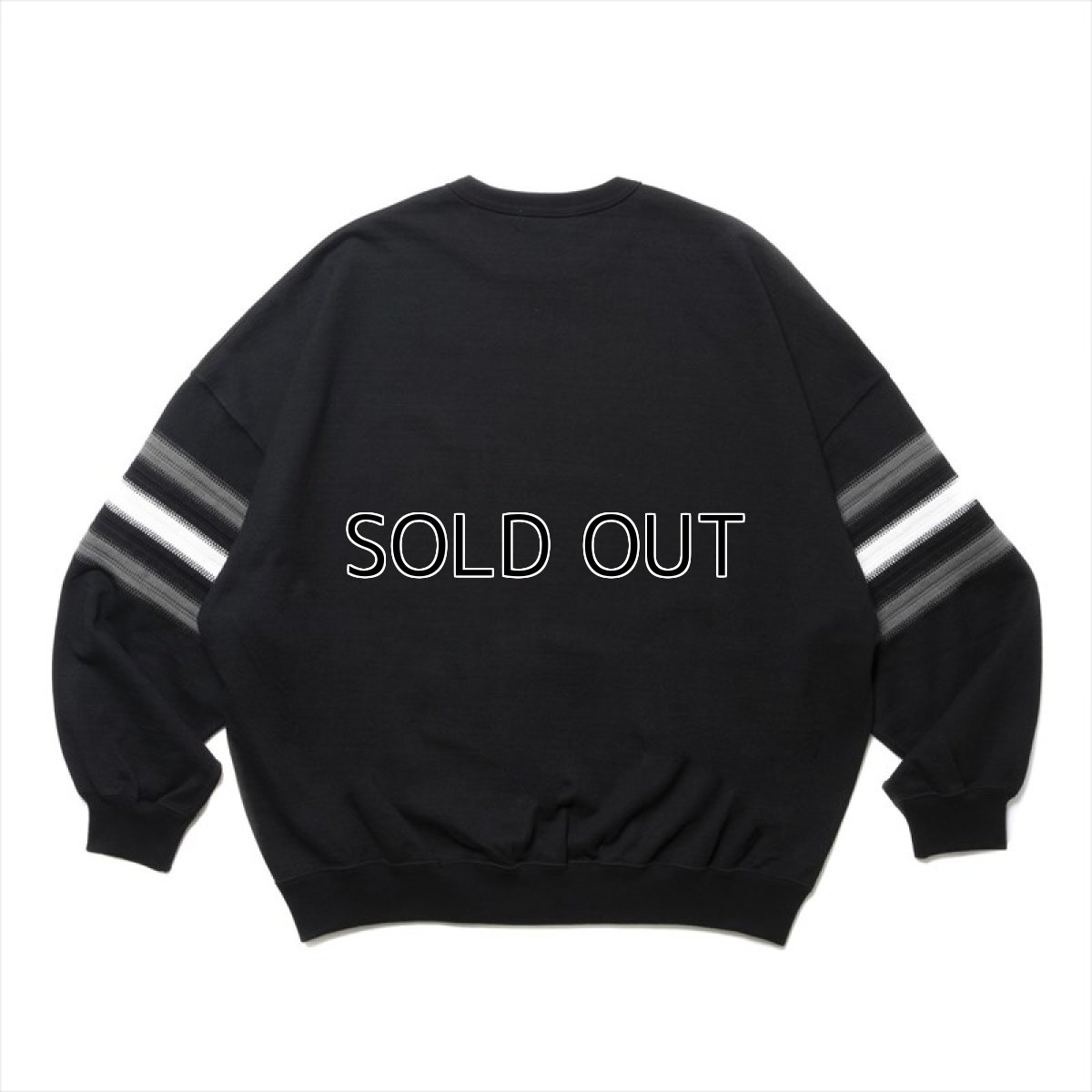 画像3: COOTIE PRODUCTIONS Heavy Oz Jersey Jacquard Sleeve Crew (ジャガードスリーブジャージ) (3)