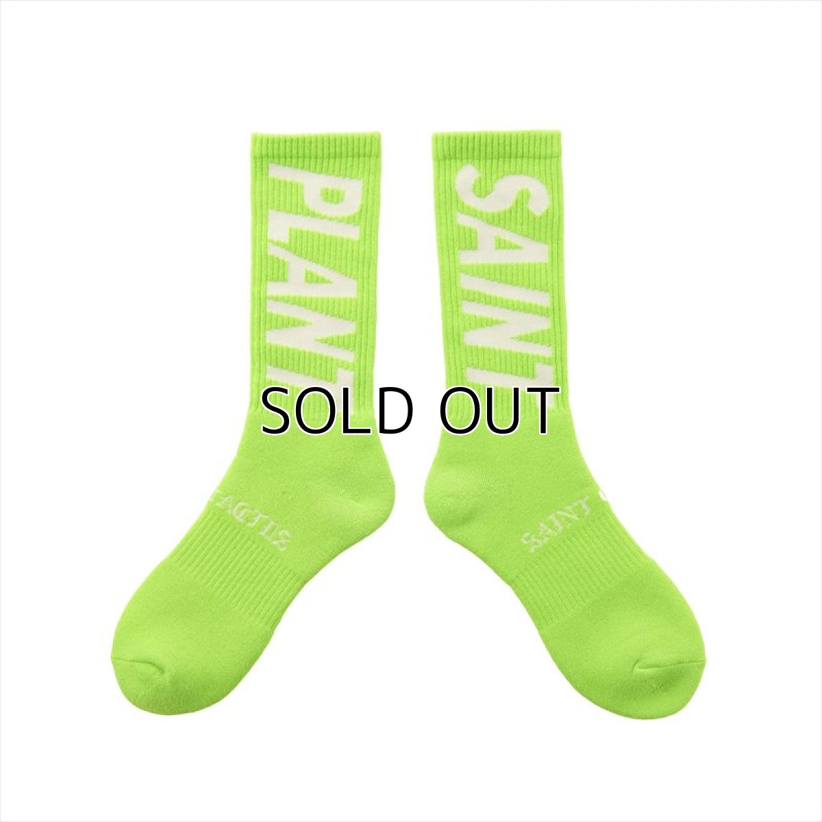 画像1: ©SAINT Mxxxxxx cactus plant flee market CP_SOCKS SNT PLANT Lime (ソックス) (1)