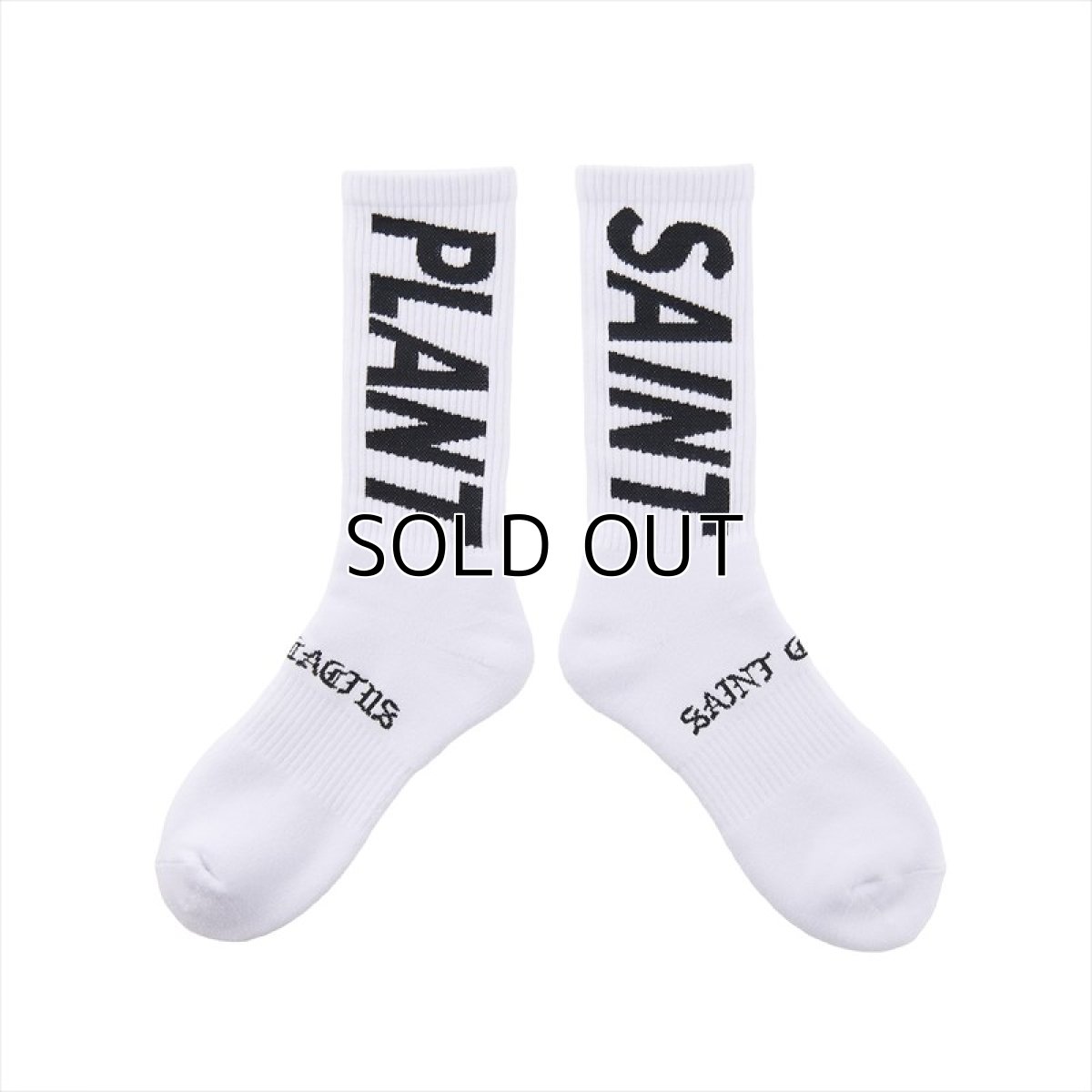 画像1: ©SAINT Mxxxxxx cactus plant flee market CP_SOCKS SNT PLANT White (ソックス) (1)