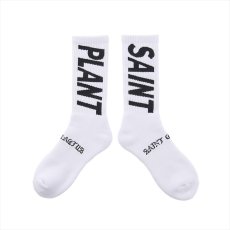 画像1: ©SAINT Mxxxxxx cactus plant flee market CP_SOCKS SNT PLANT White (ソックス) (1)