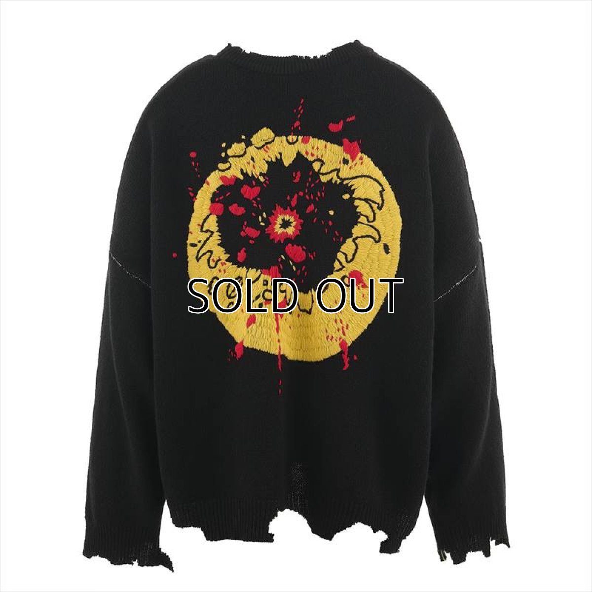 画像2: ©SAINT Mxxxxxx cactus plant flee market CP_CRW KNT SMILE Black (ニットセーター) (2)