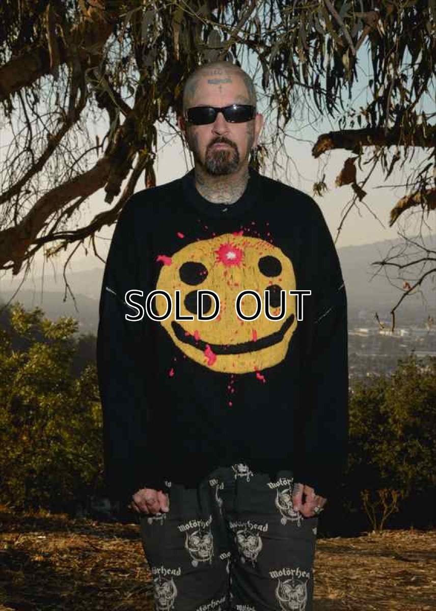 画像3: ©SAINT Mxxxxxx cactus plant flee market CP_CRW KNT SMILE Black (ニットセーター) (3)