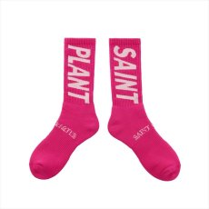 画像1: ©SAINT Mxxxxxx cactus plant flee market CP_SOCKS SNT PLANT Pink (ソックス) (1)