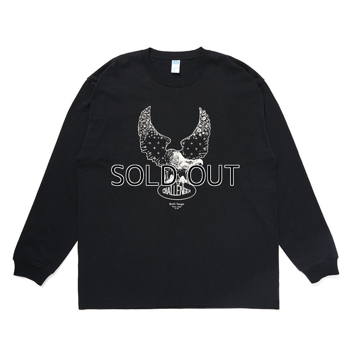 画像1: CHALLENGER L/S Oval Eagle Tee (1)
