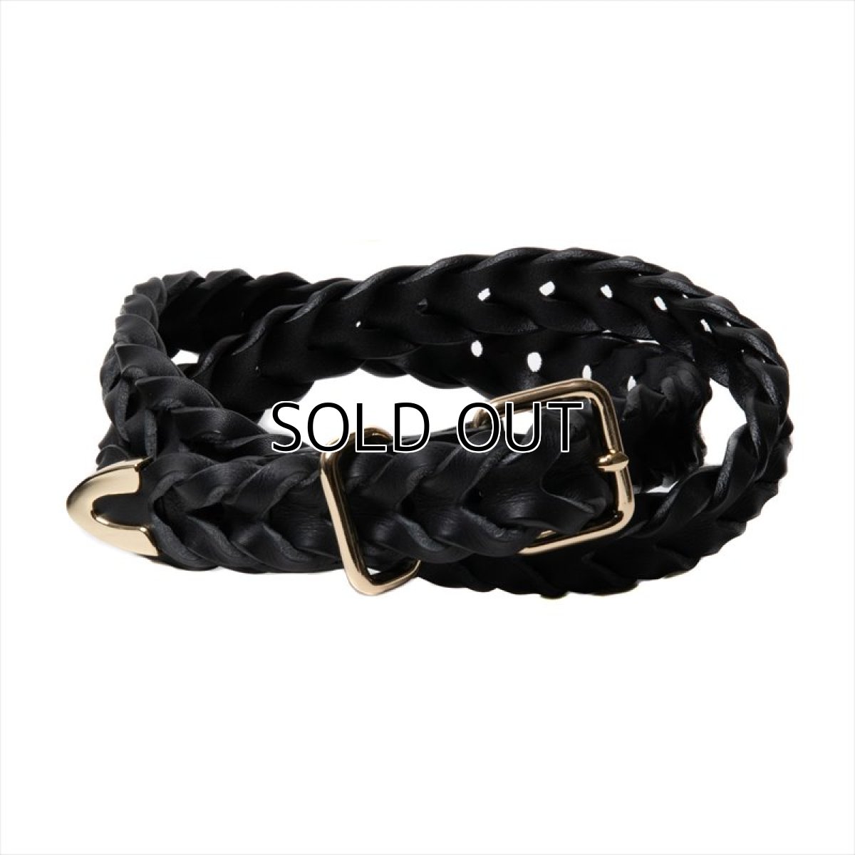 画像1: COOTIE PRODUCTIONS Leather Braid Belt (ベルト) (1)