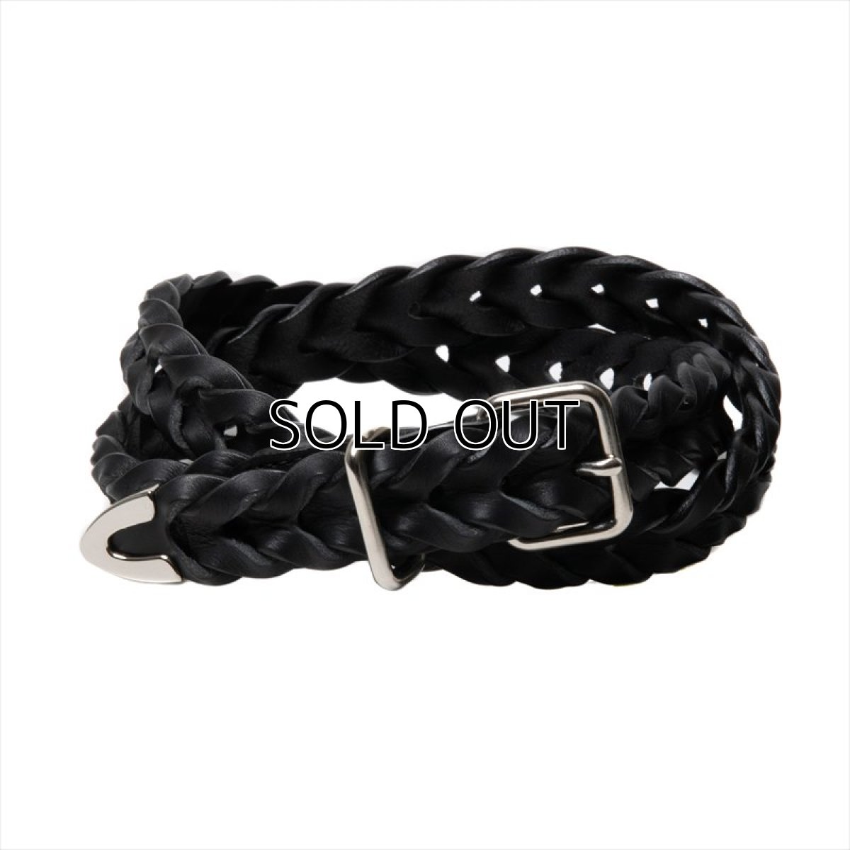 画像1: COOTIE PRODUCTIONS Leather Braid Belt (ベルト) (1)