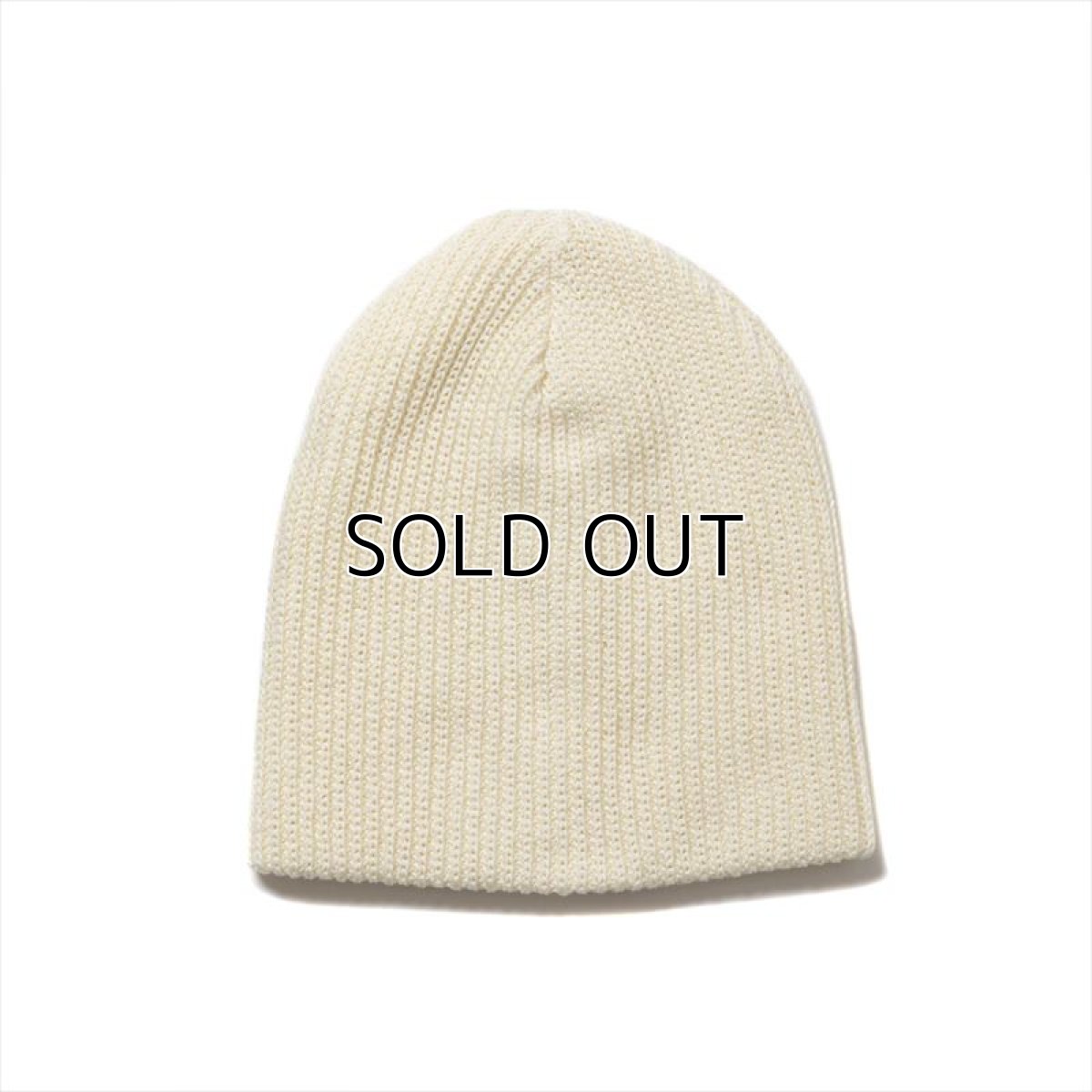 画像1: COOTIE PRODUCTIONS Rib Stitch Cuffless Beanie (ビーニー) (1)