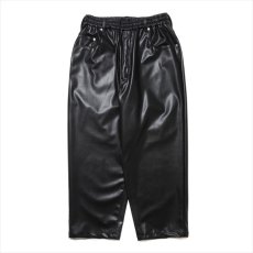 画像1: COOTIE PRODUCTIONS Faux Leather 5 Pocket Wide Easy Pants (ワイドイージーパンツ) (1)