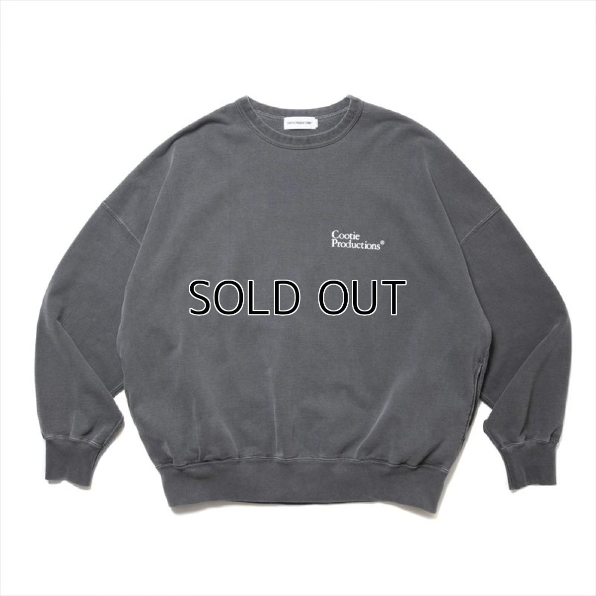 画像1: COOTIE PRODUCTIONS Pigment Dyed Open End Yarn Sweat Crew (スウェット) (1)