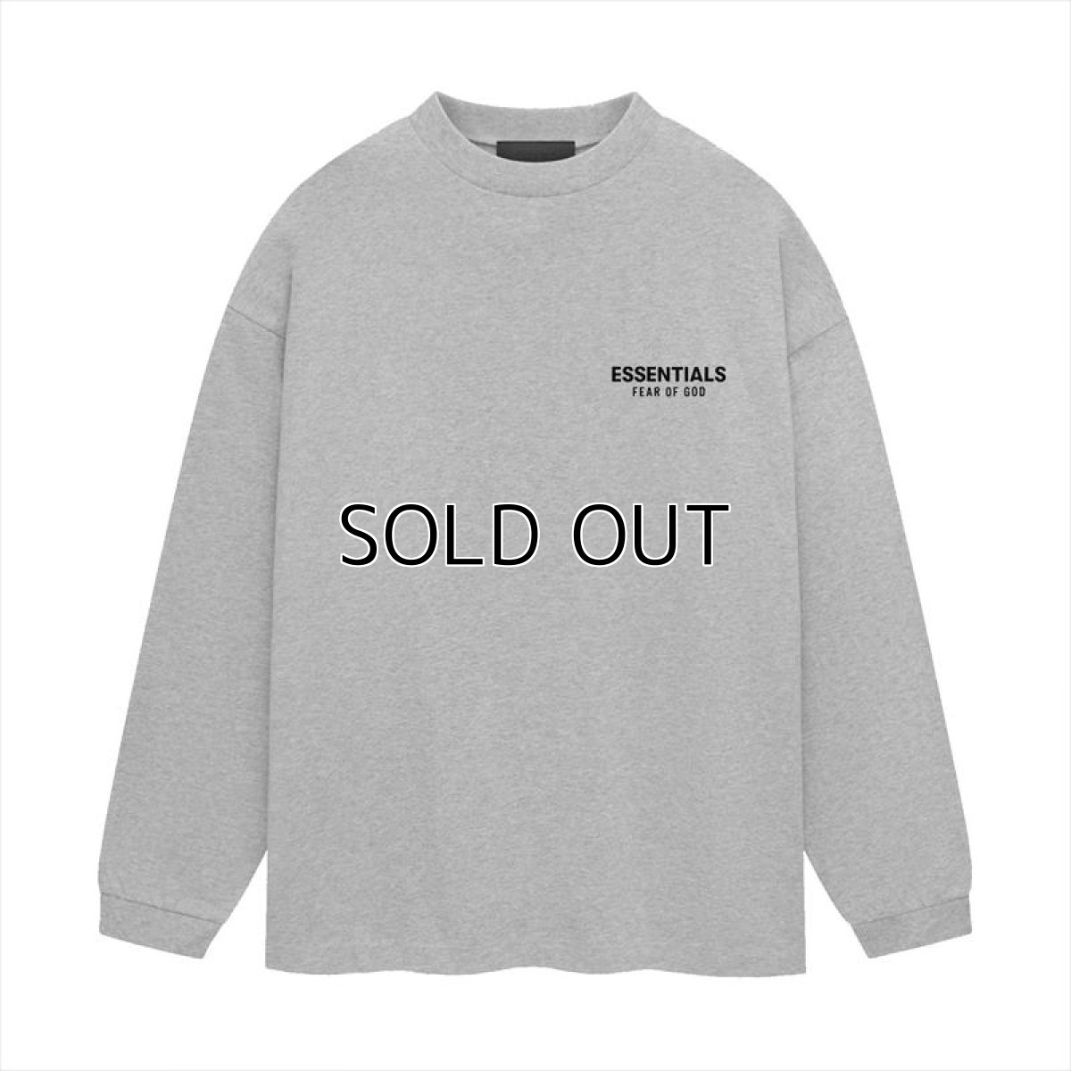 画像1: ESSENTIALS Jersey Long Sleeve T-Shirt (Signature) (1)