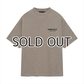 ESSENTIALS Jersey Crewneck T-Shirt (Signature) Light Heather Gray