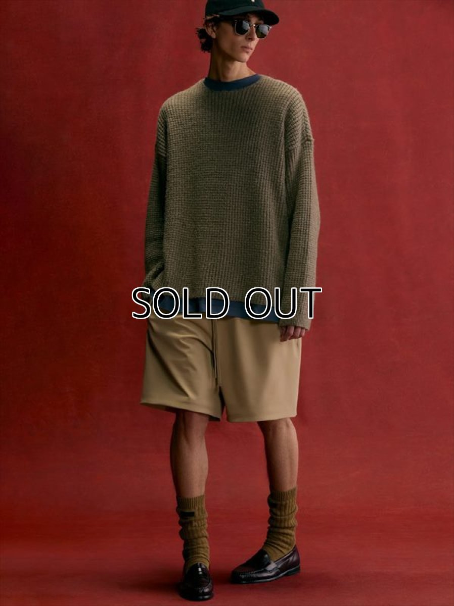 画像3: ESSENTIALS Heavy Waffle Crewneck Sweater (ワッフルセーター) (3)