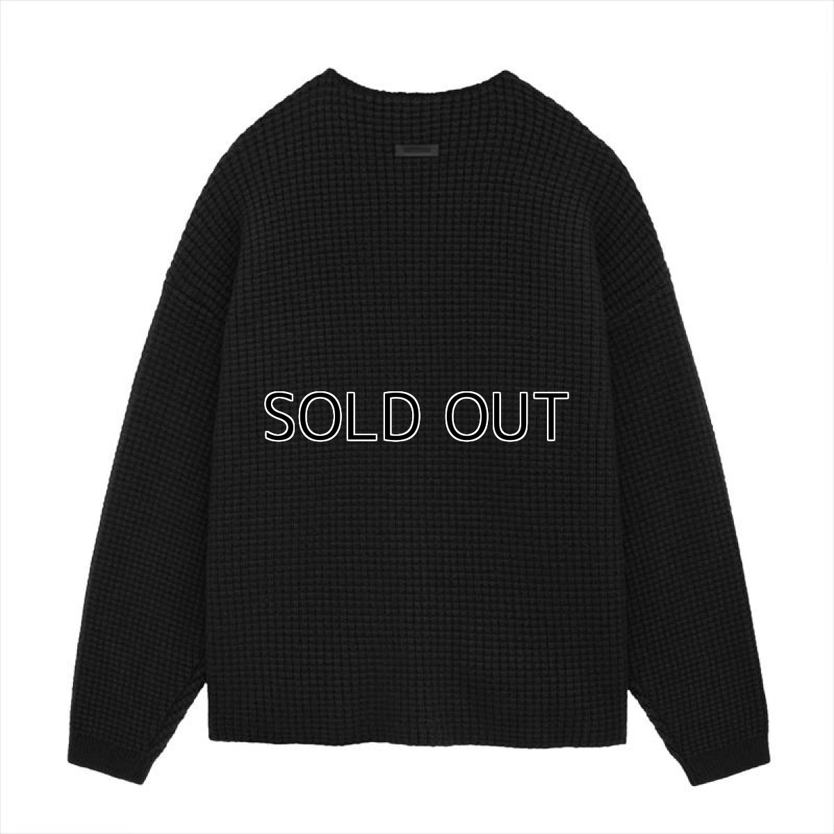 画像2: ESSENTIALS Heavy Waffle Crewneck Sweater (ワッフルセーター) (2)