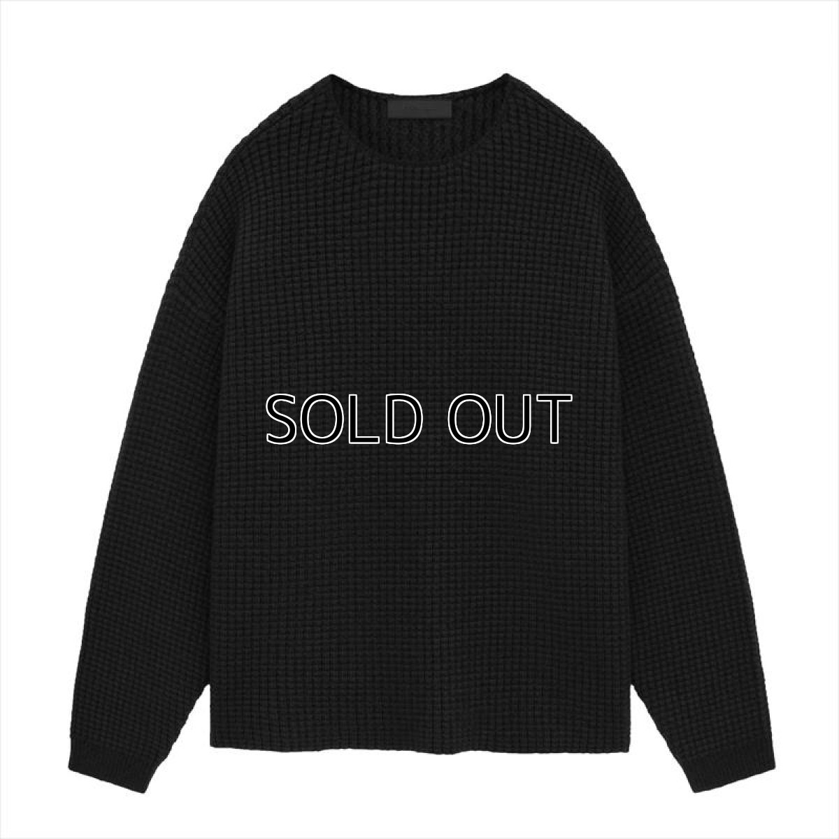 画像1: ESSENTIALS Heavy Waffle Crewneck Sweater (ワッフルセーター) (1)