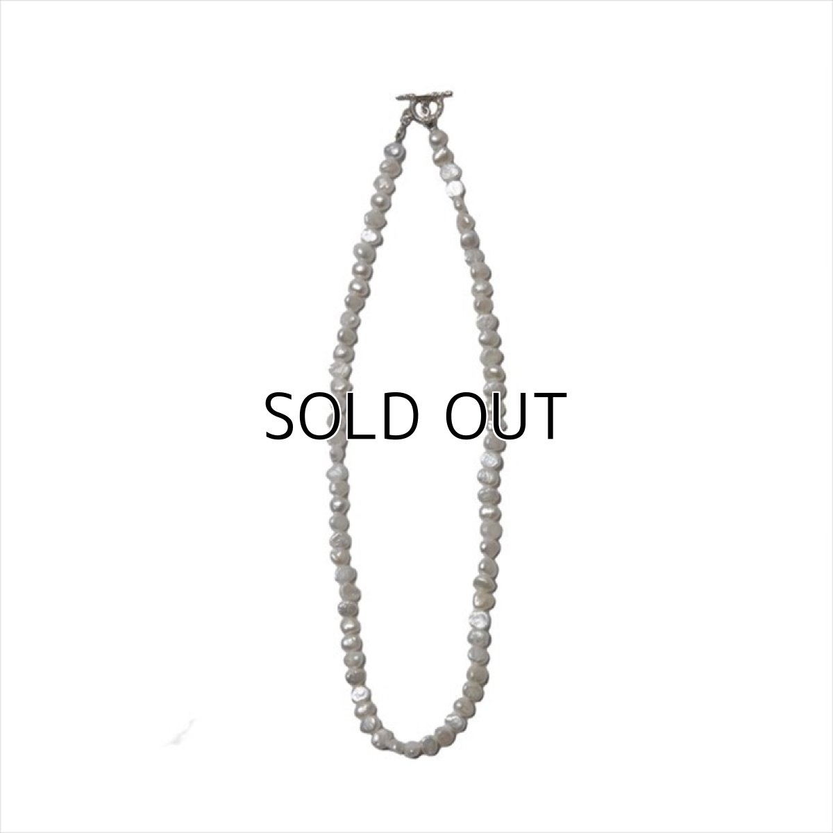 画像1: COOTIE PRODUCTIONS Distortion Pearl Necklace (パールネックレス) (1)