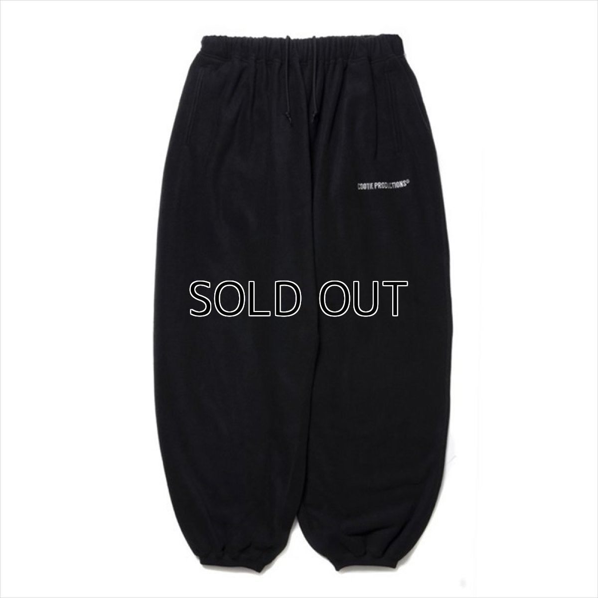 画像1: COOTIE PRODUCTIONS Fleece Wide Easy Pants (フリースワイドイージーパンツ) (1)