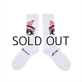 SAINT Mxxxxxx SOCKS EYE Black/White