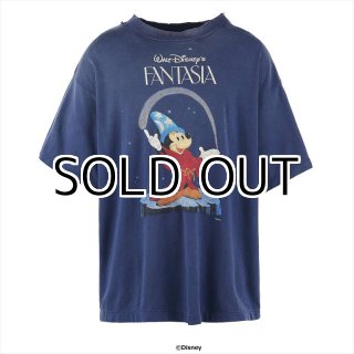 新品　SAINTMICHAEL　セントマイケル　ディズニー　ファンタジア　XL SAINT Mxxxxxx 【セント マイケル】 DNF_LS TEE/FANTASIA NAVY