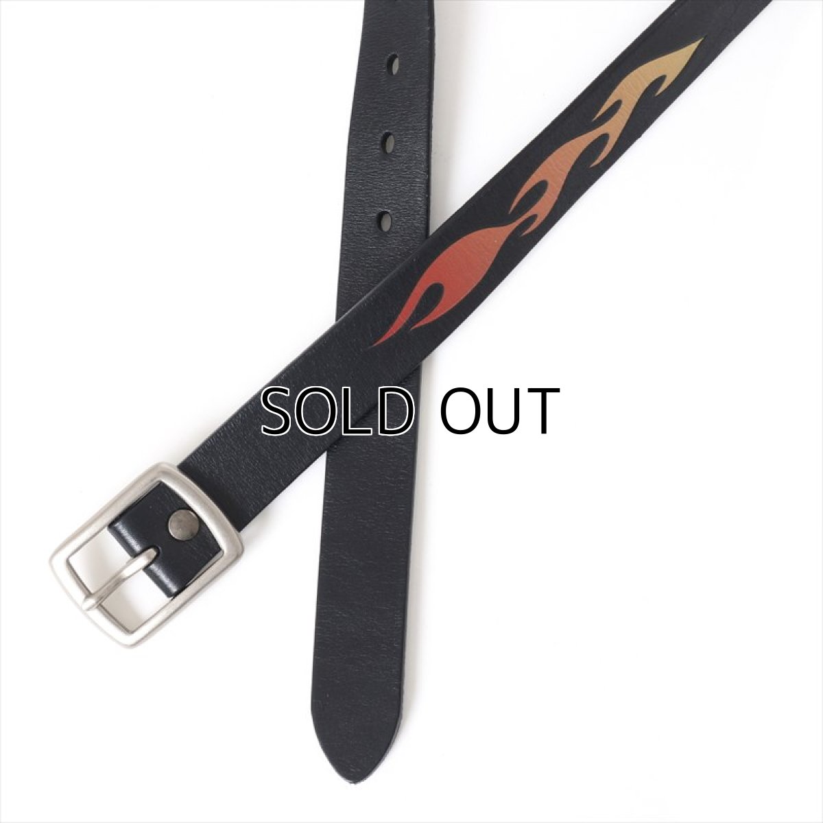 画像6: CHALLENGER Fire Leather Belt (ベルト) (6)