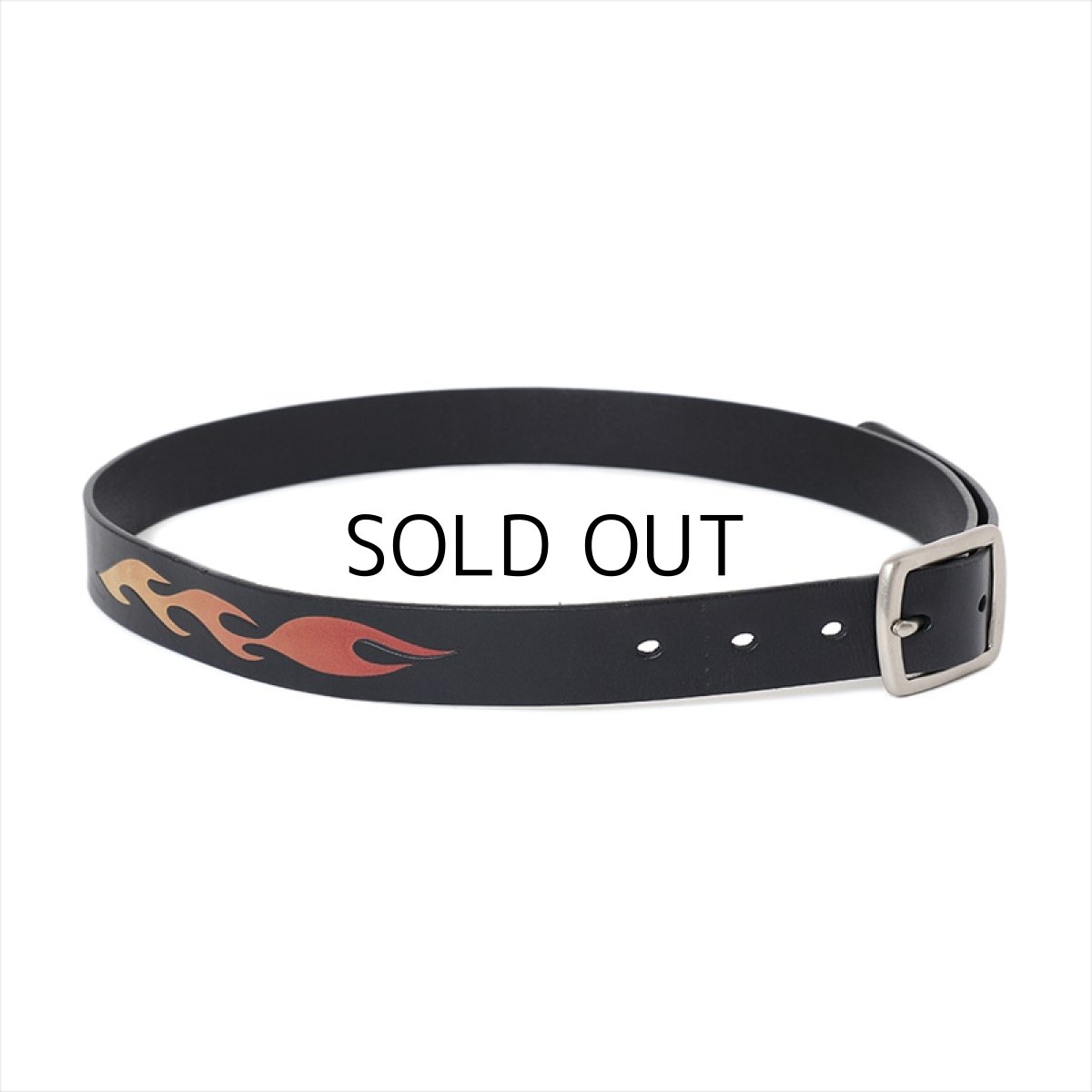 画像3: CHALLENGER Fire Leather Belt (ベルト) (3)