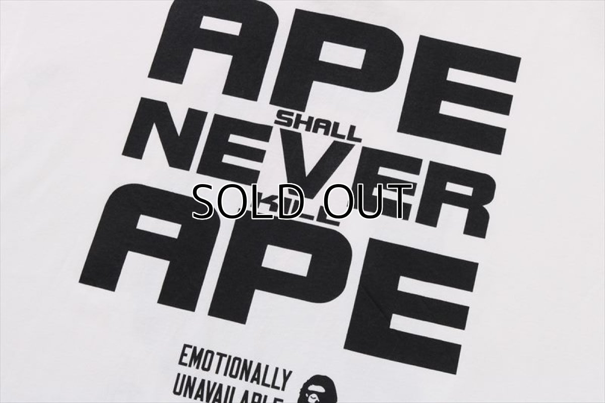 画像4: EMOTIONALLY UNAVAILABLE x A BATHING APE EU BAPE FACE SS TEE White (Tシャツ) (4)