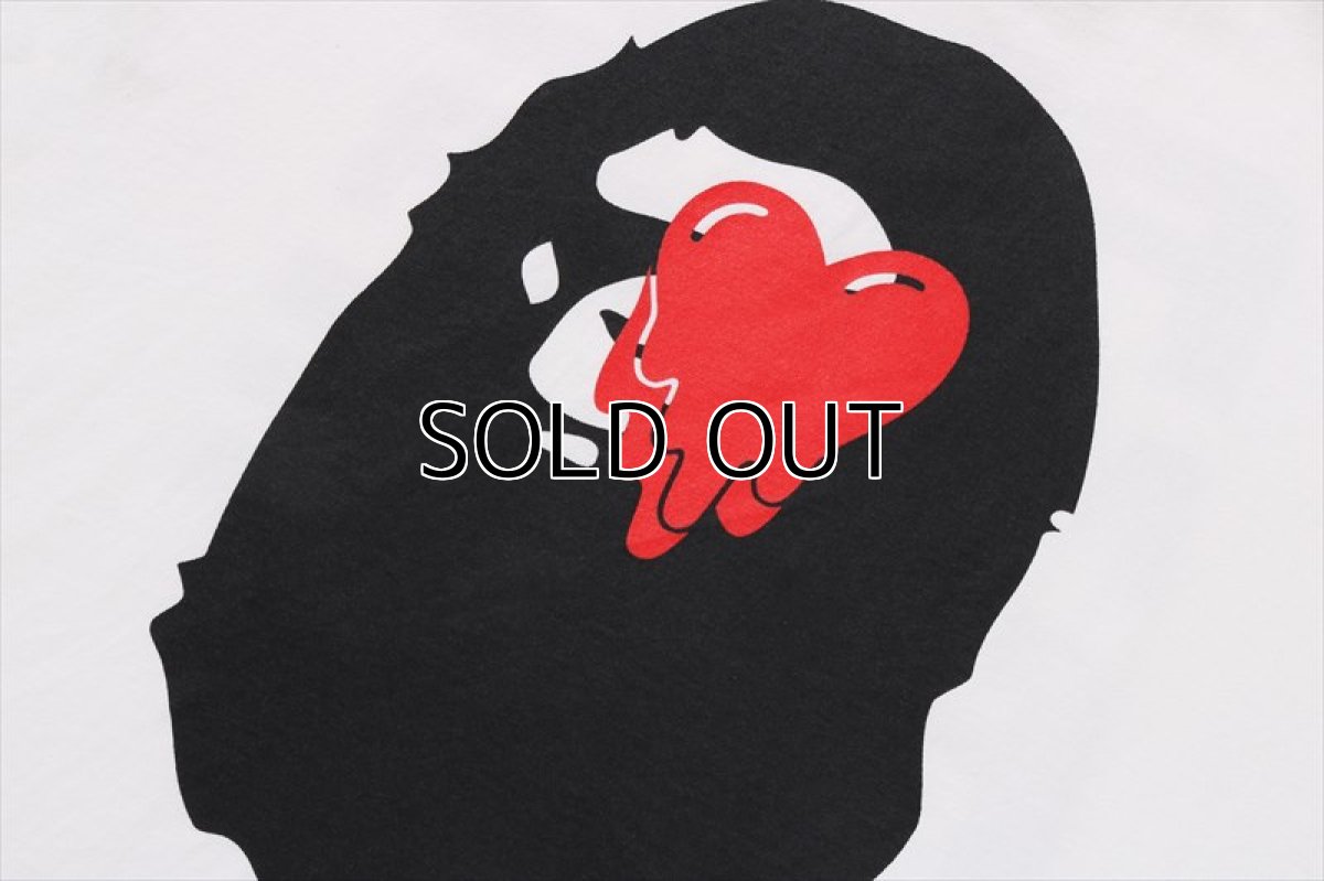 画像3: EMOTIONALLY UNAVAILABLE x A BATHING APE EU BAPE FACE SS TEE White (Tシャツ) (3)