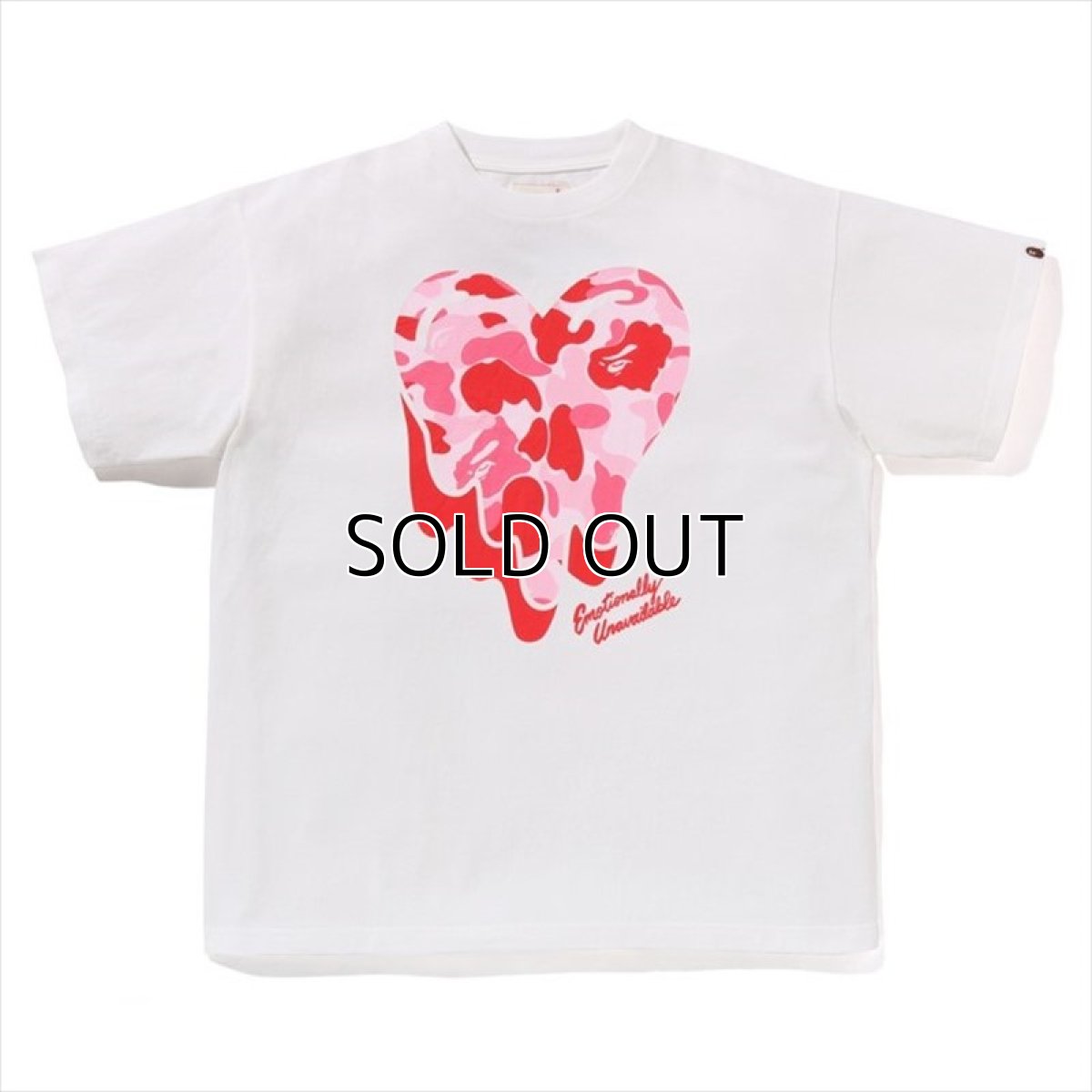 画像1: EMOTIONALLY UNAVAILABLE x A BATHING APE EU BAPE CAMO SS TEE White (Tシャツ) (1)