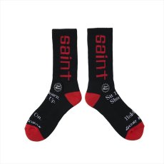 画像1: ©SAINT Mxxxxxx SOCKS SIT DOWN Black (ソックス) (1)