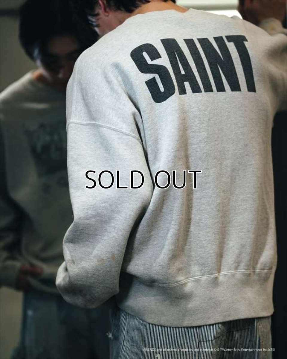 画像4: ©SAINT Mxxxxxx x FRIENDS FRD_CREW N SWEAT FRIENDS Gray (スウェット) (4)