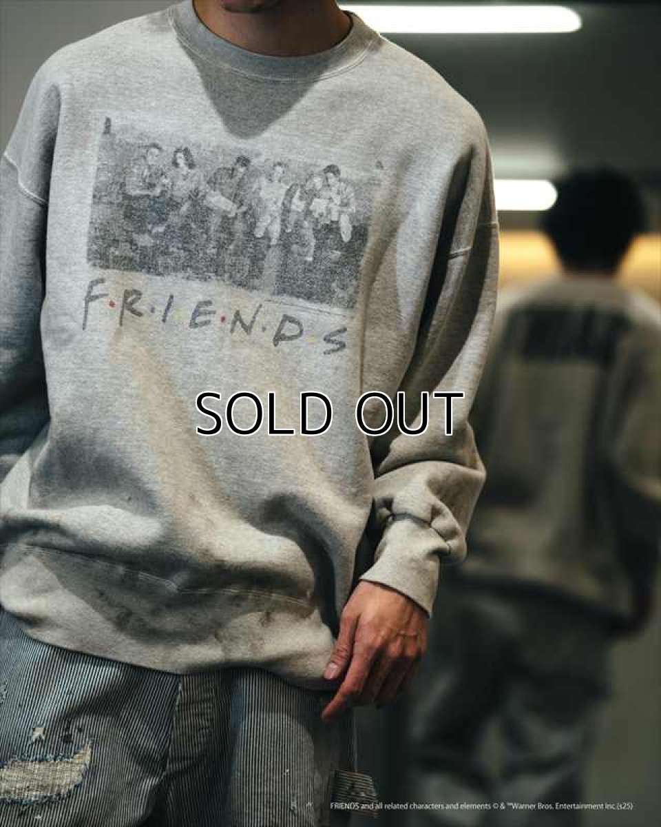 画像5: ©SAINT Mxxxxxx x FRIENDS FRD_CREW N SWEAT FRIENDS Gray (スウェット) (5)
