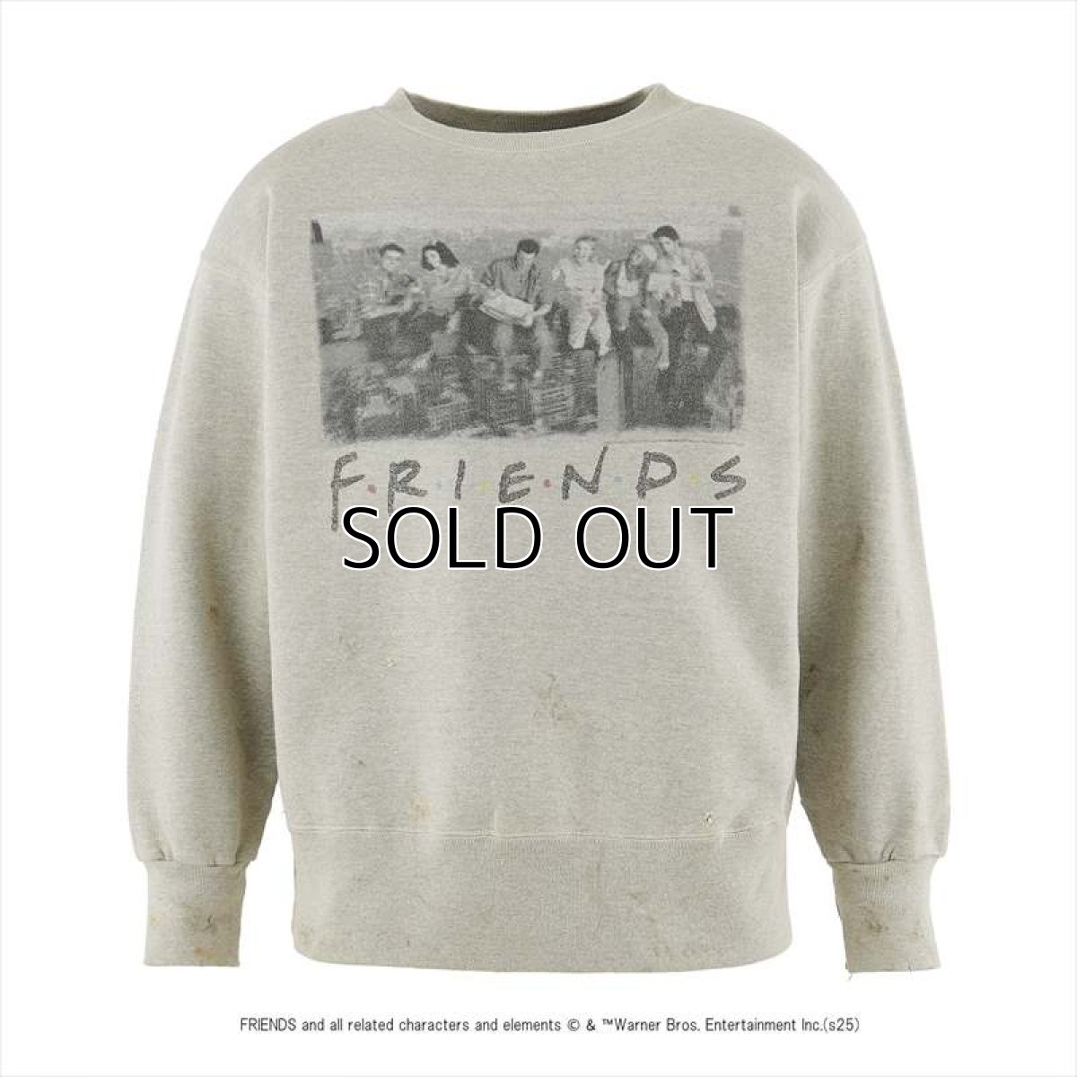 画像1: ©SAINT Mxxxxxx x FRIENDS FRD_CREW N SWEAT FRIENDS Gray (スウェット) (1)