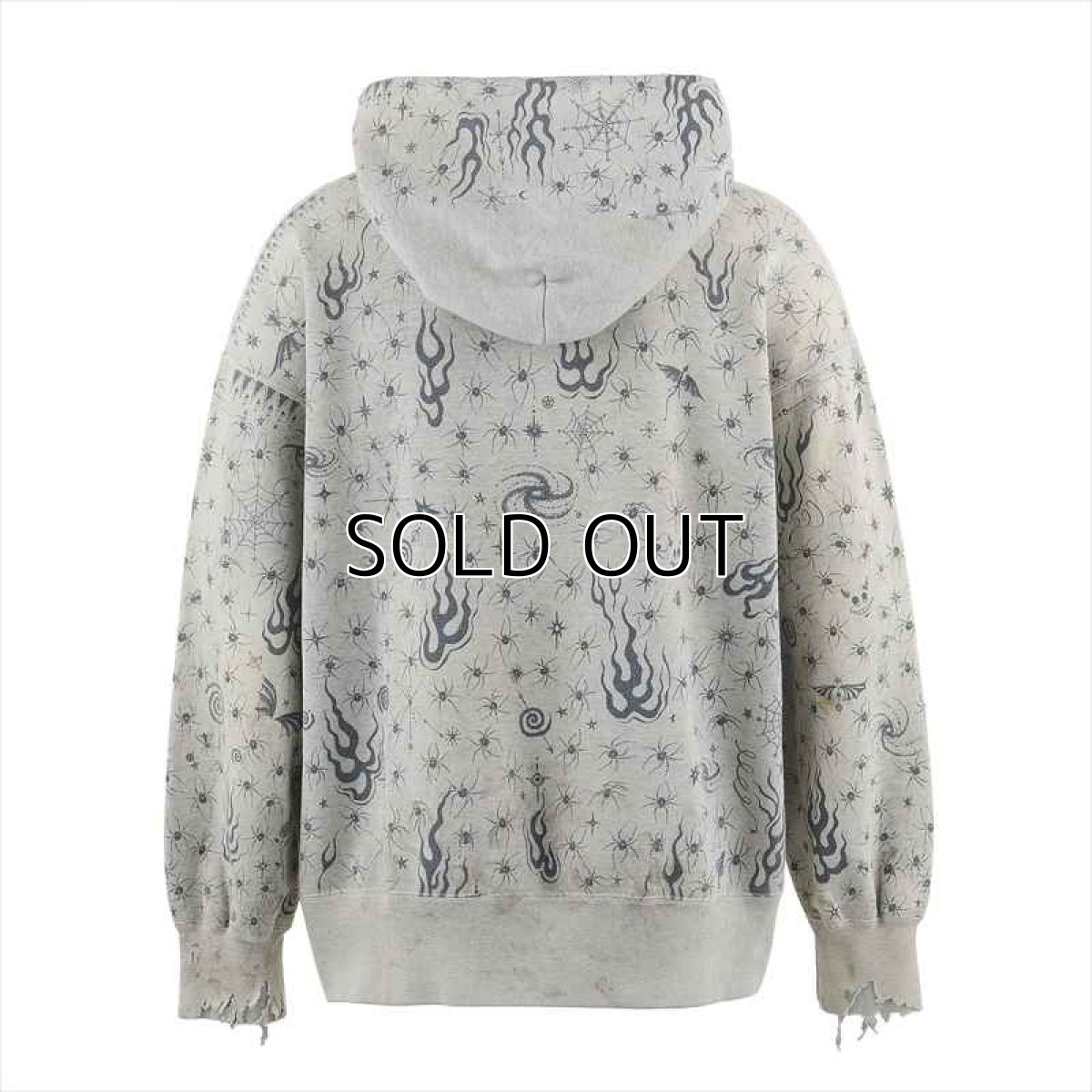 画像2: ©SAINT Mxxxxxx x DR.WOO DW_HOODIE Dr.Woo Gray (パーカー) (2)