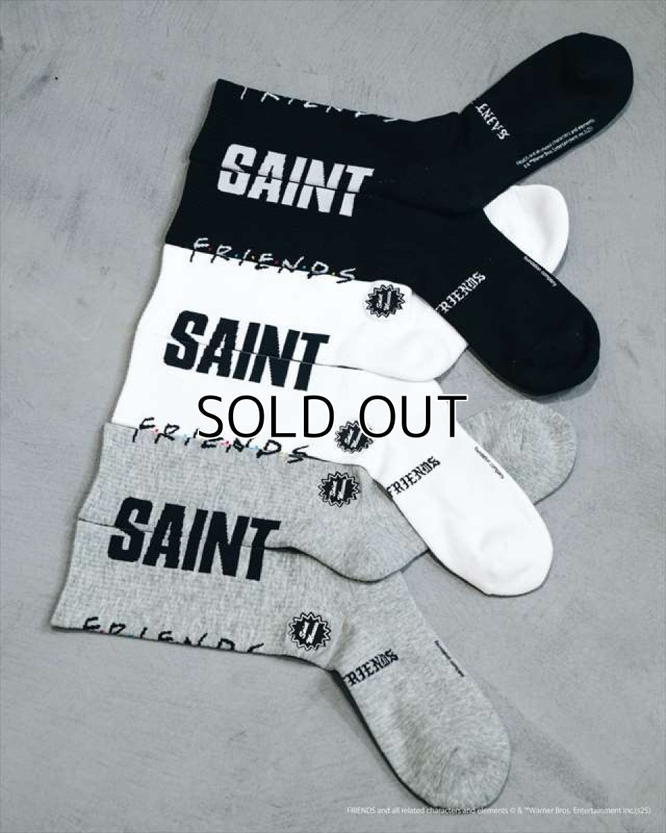 画像3: ©SAINT Mxxxxxx x FRIENDS FRD_SOCKS FRIENDS White (ソックス) (3)