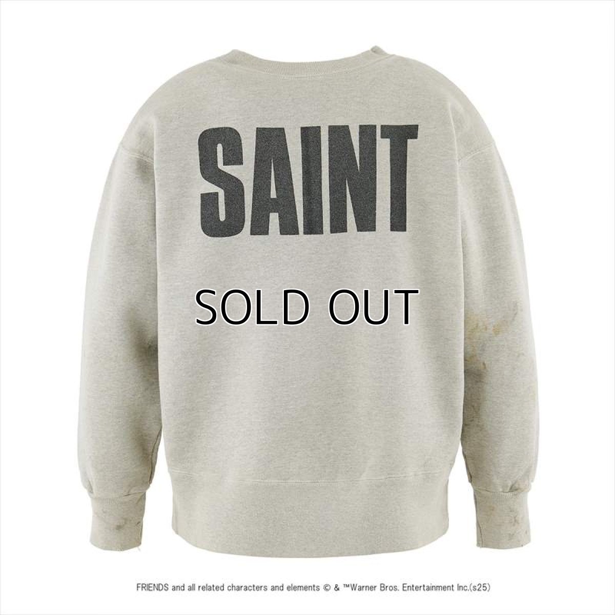 画像2: ©SAINT Mxxxxxx x FRIENDS FRD_CREW N SWEAT FRIENDS Gray (スウェット) (2)