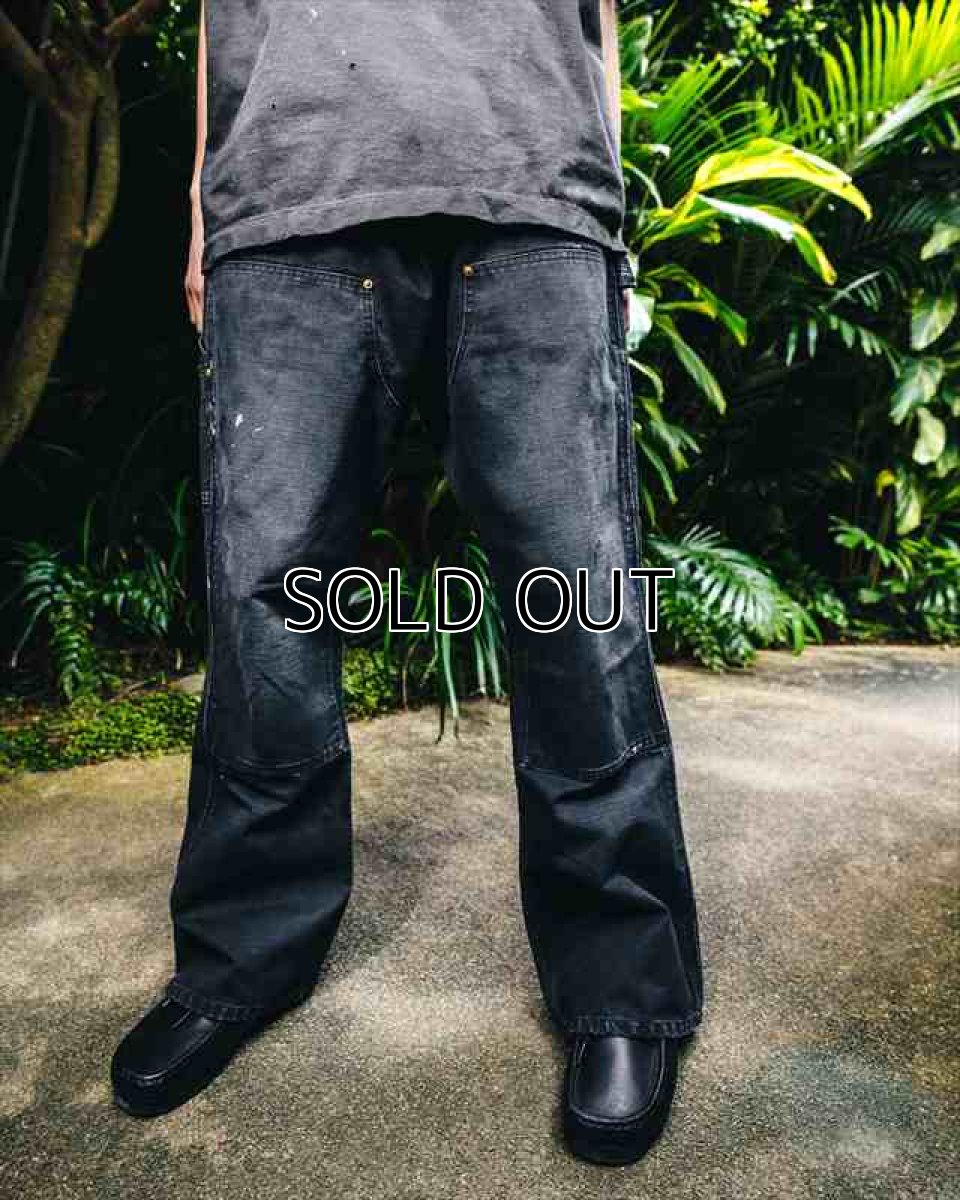 画像3: ©SAINT Mxxxxxx DOUBLE KNEE PANTS Black (ペインターパンツ) (3)